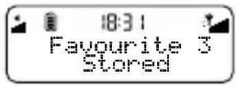 18:31 Favourite 3 Stored