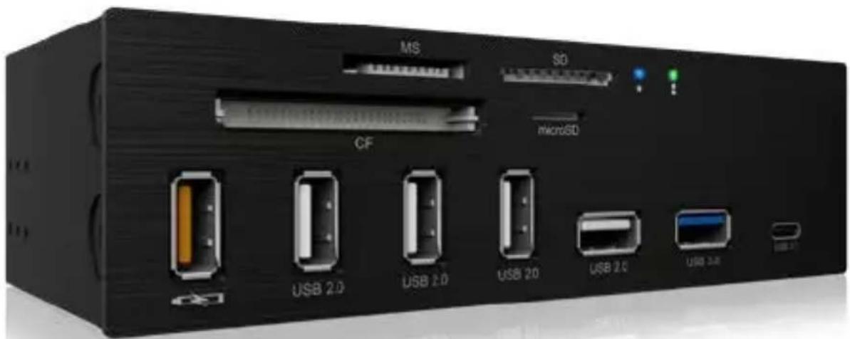 MS SD CF microSD USB 2.0 USB 2.0 USB 2.0 USB 3.0 USB 3.0