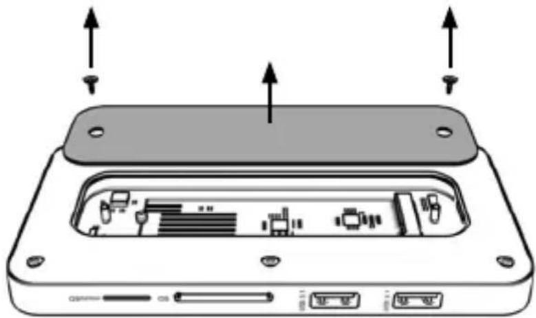 Icy Box IB-DK2108M-C - Installation einer M.2 NVMe SSD (optional) M.2 NVMe SSD nicht enthalten - 1