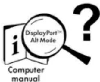 i DisplayPort™ Alt Mode ? Computer manual