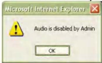 Microsoft Internet Explorer Audio is disabled by Admin OK