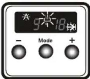 * 9:18 - Mode +