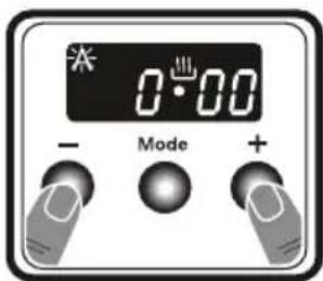 ※ 0:00 - Mode +