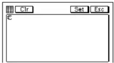 Clr Set Esc €