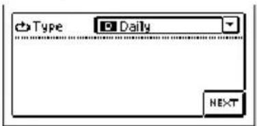 Type Daily NEXT