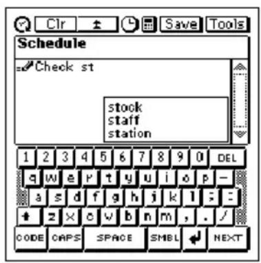 Schedule Check st stock staff station 1 2 3 4 5 6 7 8 9 0 DEL q w e r t y u i o p - a s d f g h i k l : : + z x c v b n m , . / CODE CAPS SPACE SMBL NEXT