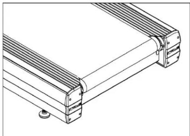 True TPS900 - 9) Rear Foot Leveling: - 1