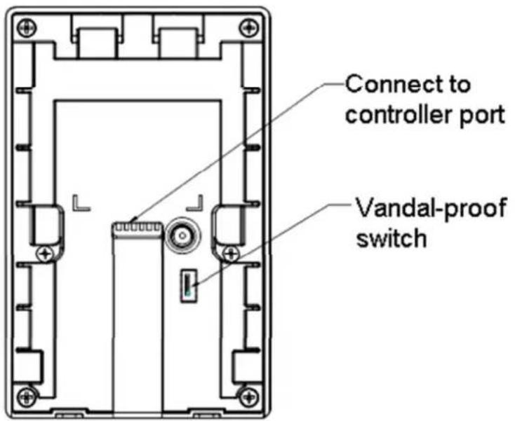 Connect to controller port Vandal-proof switch