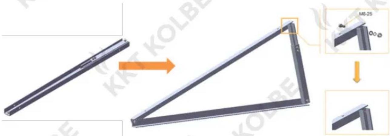 KKT Kolbe SPMS04 - Einbau des verstellbaren Dreiecksgestells - 1