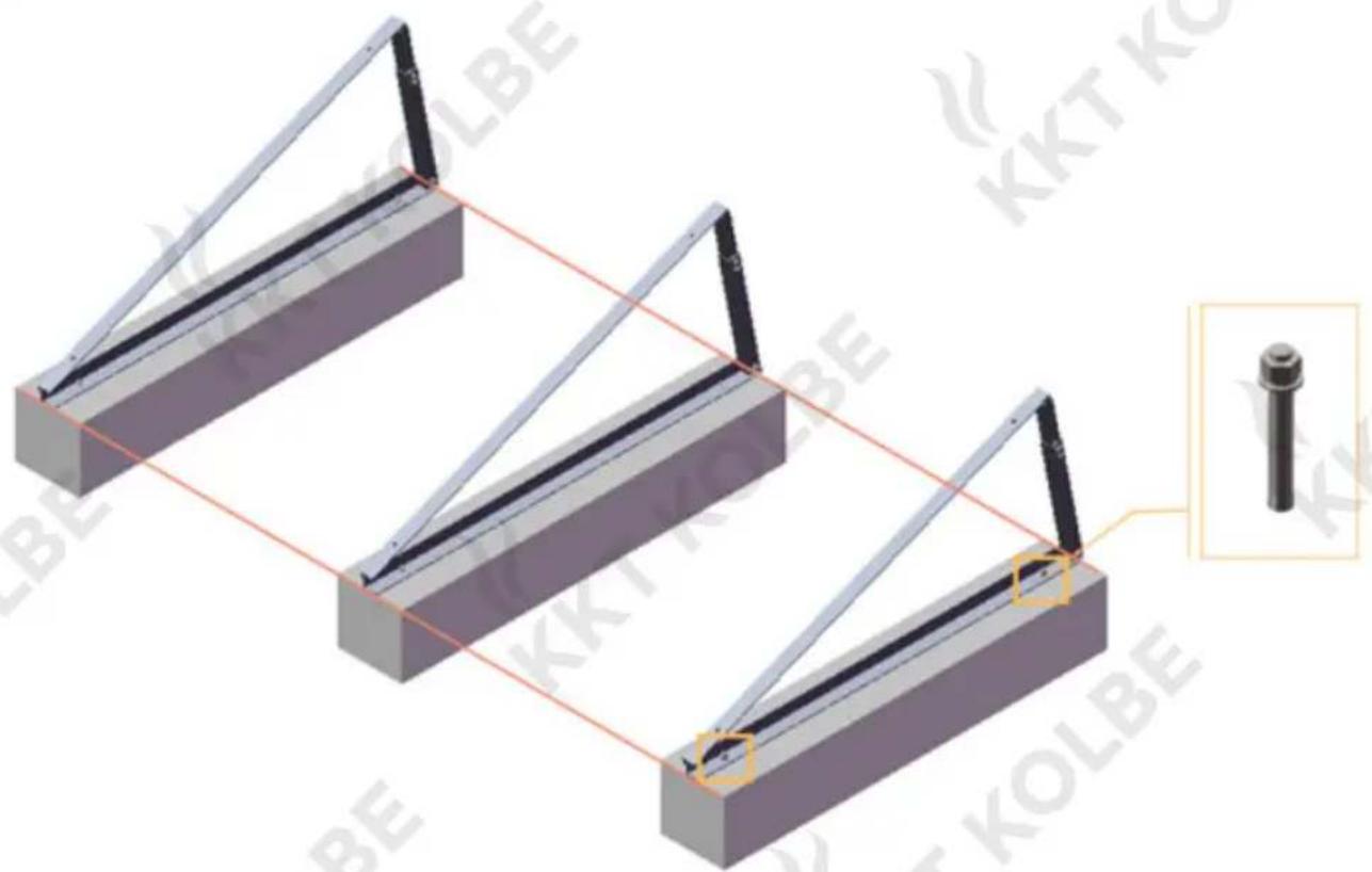 KKT Kolbe SPMS04 - Einbau des verstellbaren Dreiecksgestells - 2