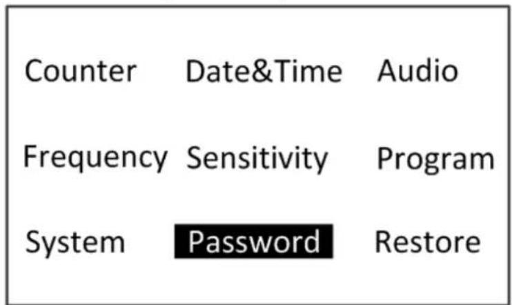 Counter Date&Time Audio Frequency Sensitivity Program System Password Restore