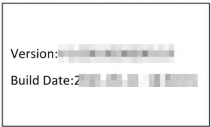 Version: Build Date:2