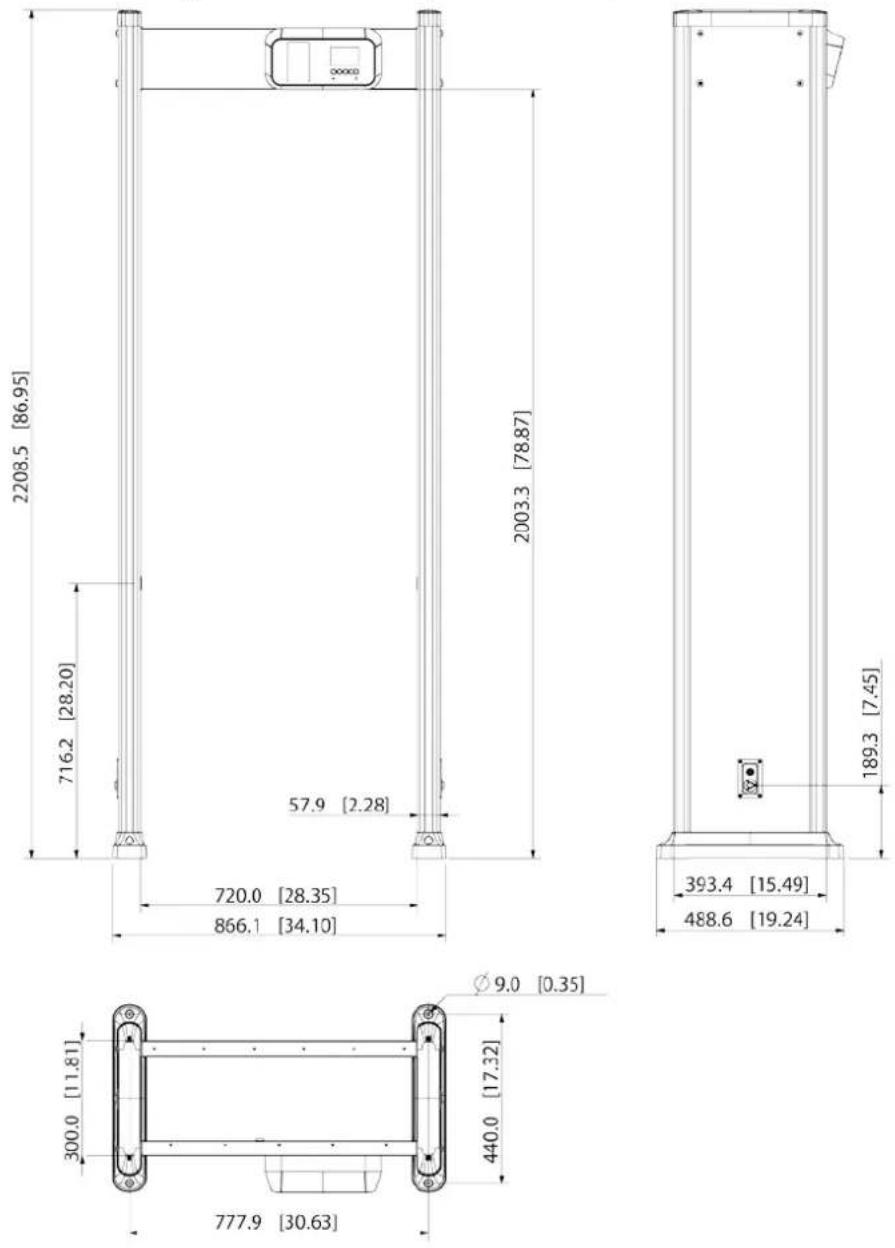 Dahua Technology ISC-D118 - Dimensions - 1