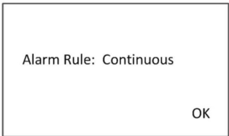 Alarm Rule: Continuous OK