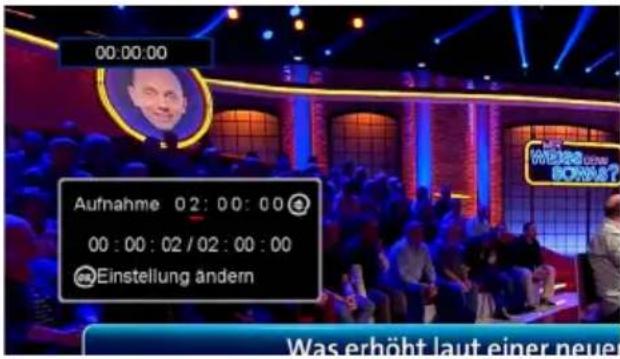 00:00:00 Aufnahme 02:00:00 00:00:02/02:00:00 Einstellung ändern Was erhöht laut einer neue