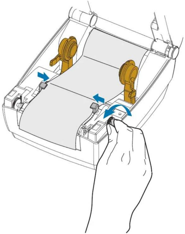 ZEBRA ZD120 - Bedrucken von gefalteten Druckmedien - 3