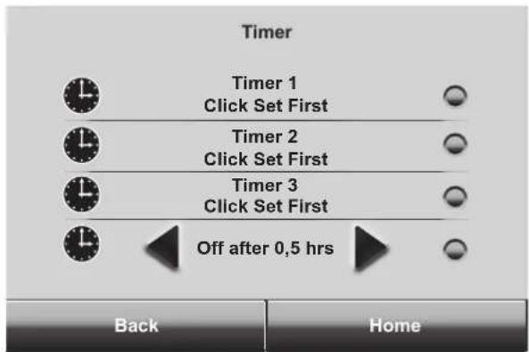 GREE GMV-FB-XK55 - ■ TIMER-Einstellungsseite - 1