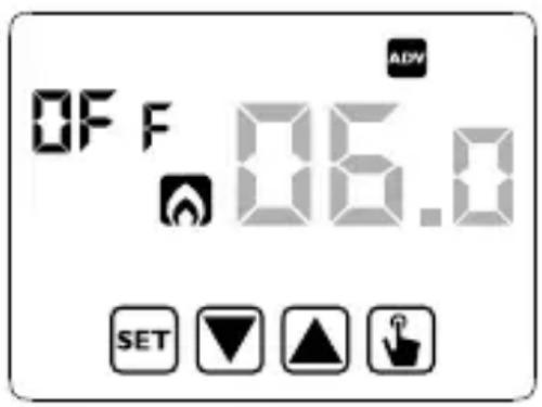 OFF 06.0 SET ▼ ▲ ◆