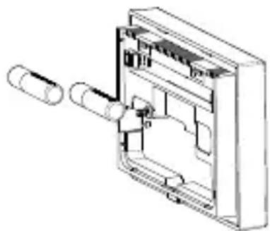 Technical line drawing of a mechanical assembly with cylindrical components and internal components (no text or symbols)