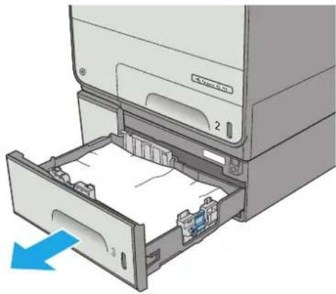 HP PageWide Enterprise Color MFP 586dn - Beseitigen von Papierstaus in Fach 3 (Zubehör) - 2
