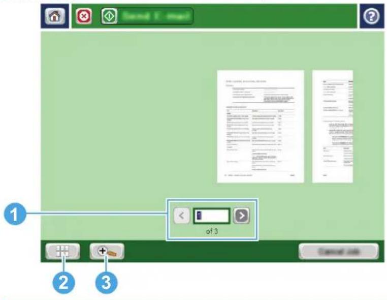 HP PageWide Enterprise Color MFP 586dn - Scannen und Speichern des Dokuments auf einem USB-Flash-Laufwerk - 2