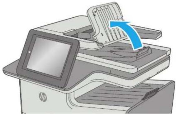 HP PageWide Enterprise Color MFP 586dn - Beheben von Papierstaus im Vorlageneinzug - 2