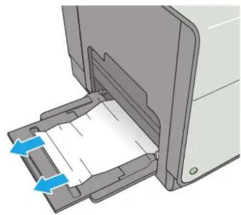 HP PageWide Enterprise Color MFP 586dn - Beseitigen von Papierstaus in Fach 1 (Mehrzweckfach) - 1