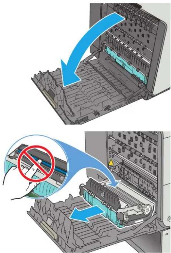 HP PageWide Enterprise Color MFP 586dn - Entfernen und Ersetzen der Tintenauffangeinheit - 1