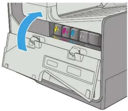 HP PageWide Enterprise Color MFP 586dn - Entfernen und Ersetzen der Patrone - 3