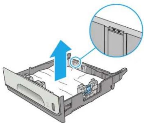 HP PageWide Enterprise Color MFP 586dn - Beseitigen von Papierstaus in Fach 1 (Mehrzweckfach) - 2