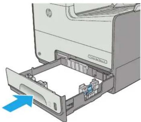 HP PageWide Enterprise Color MFP 586dn - Beseitigen von Staus in Fach 2 - 4