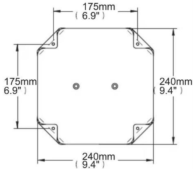 175mm (6.9") 175mm 6.9" 240mm (9.4") 240mm (9.4")