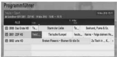 Programmführer Heute - Sport M. Södner-01V 2001 ZDF HD 14 Mar 2010 15:30 - 16:35 ALLE 3000 Das Erste HD Ta... Sturm der Liebe Ta... Seehund, Puma & Co. 3001 ZDF HD Temp... Tierische Kurepel heute... Hanna - Folge deisen He... 3002 ante HD Broken Flowers - Blumen für die Ex Zu Tach in ... K...