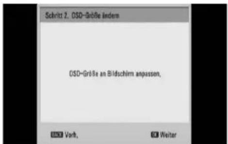 Schritt 2. DSD-Größe ändern DSD-Größe an Bildschirm anpassen, Vorh, Weiter