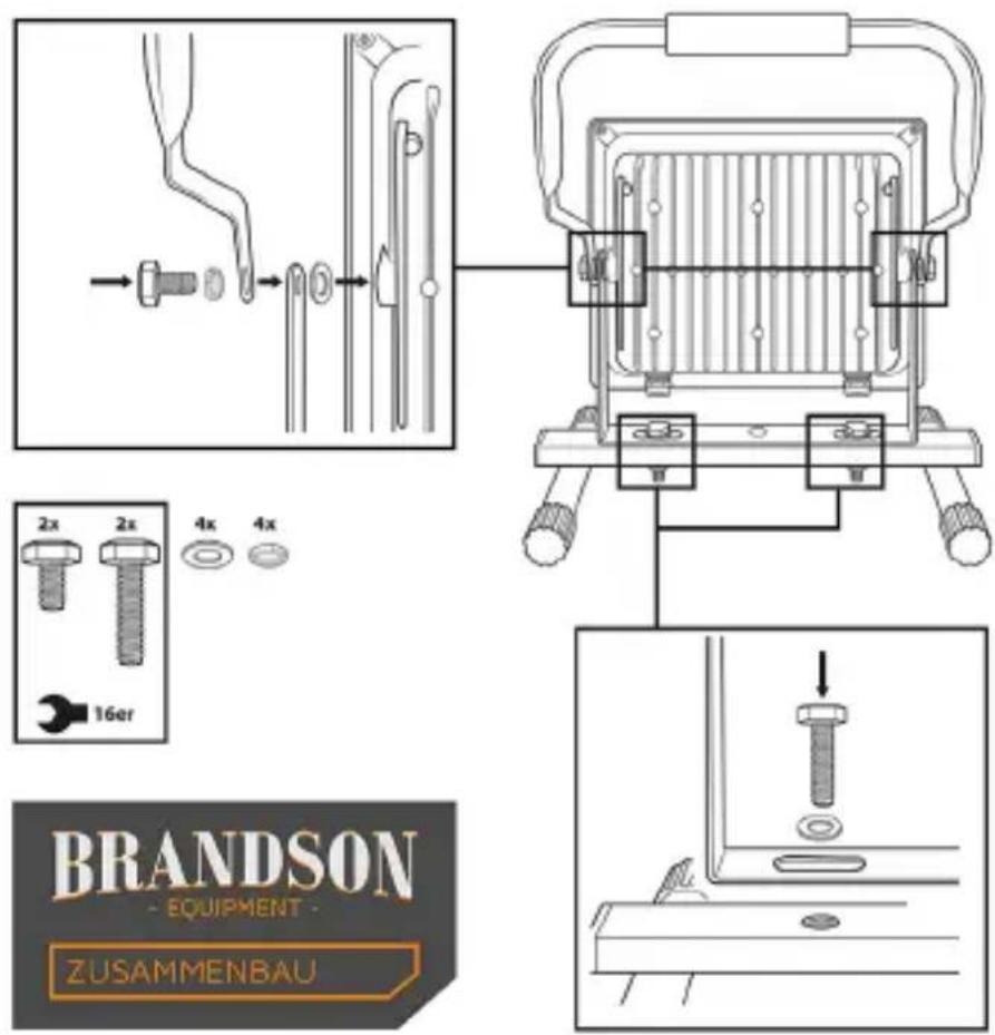 2x 2x 4x 4x 16er BRANDSON EQUIPMENT ZUSAMMENBAU