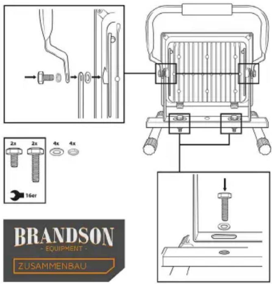 2x 2x 4x 4x 16er BRANDSON - EQUIPMENT - ZUSAMMENBAU