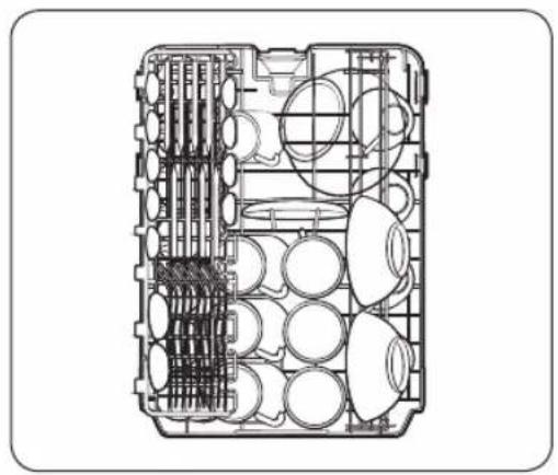 SAMSUNG DW50R4071BB - Korzystanie ze składanych uchwytów - 2