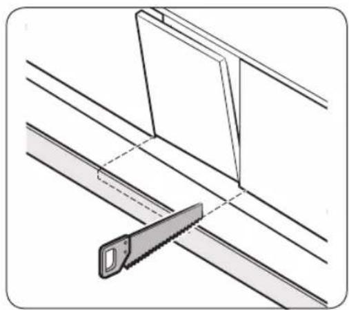 SAMSUNG DW50R4071BB - Listwa przypodłogowa - 2