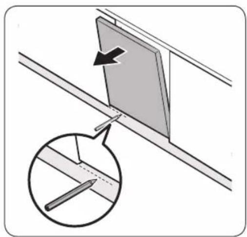 SAMSUNG DW50R4071BB - Listwa przypodłogowa - 1