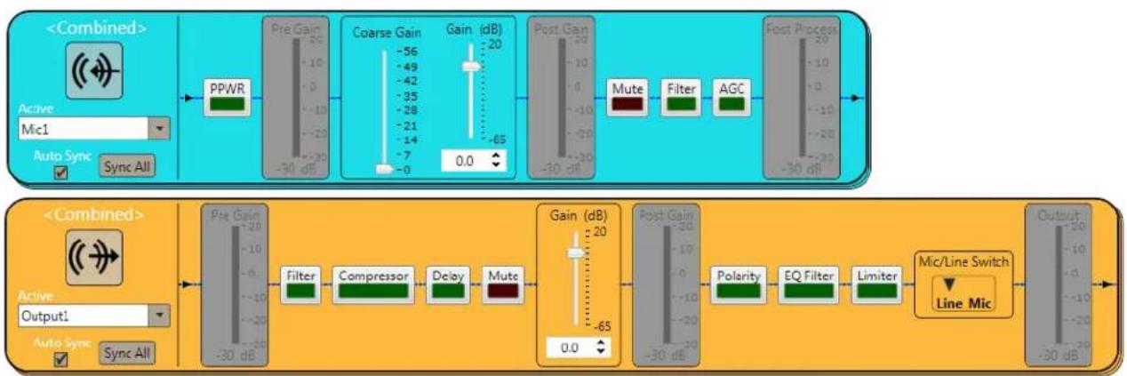 ClearOne Converge Matrix - Selection: ● Collapse ○ Expand - 1
