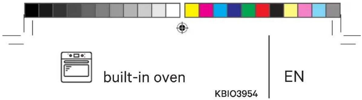 built-in oven KBIO3954 EN