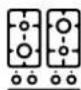 Kunft KGS4503 - cocina de gas - 1