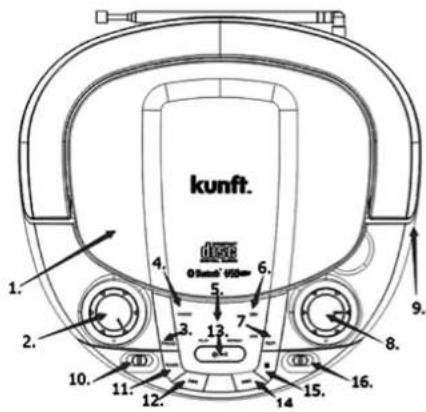 Kunft KTCB3752 - Product Description - 1