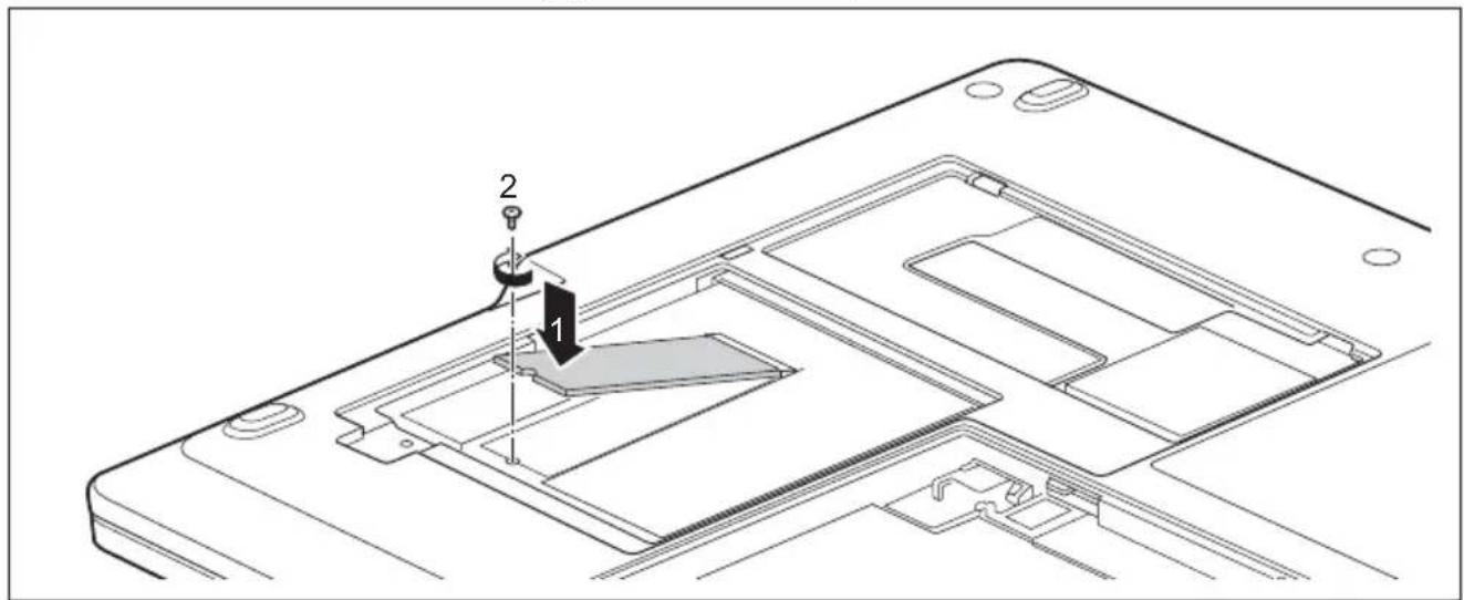 FUJITSU Lifebook U727 - M.2-Moduleinbauen - 1