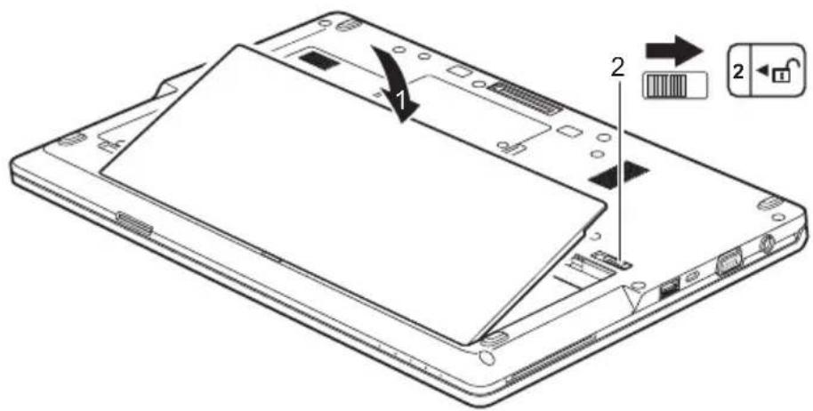 FUJITSU Lifebook U727 - Akkueinbauen - 1
