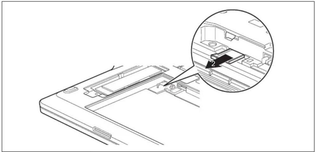 FUJITSU Lifebook U727 - SIM-Karteeinsetzen - 2