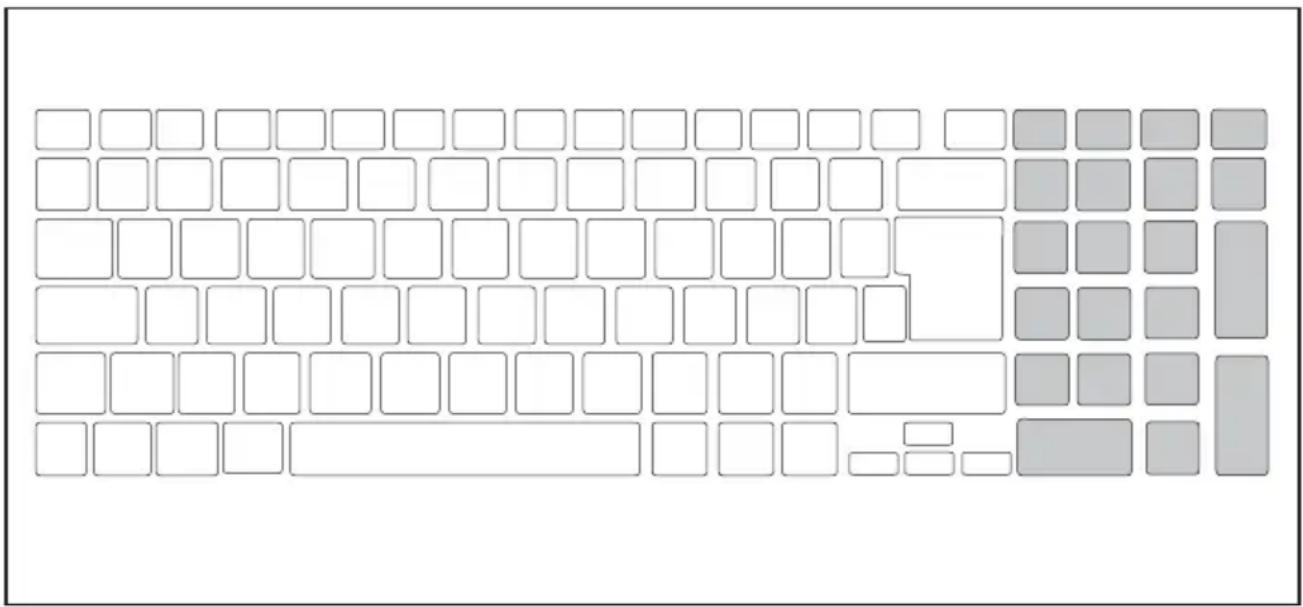 FUJITSU Lifebook U727 - SeparaterZiffernblock - 2