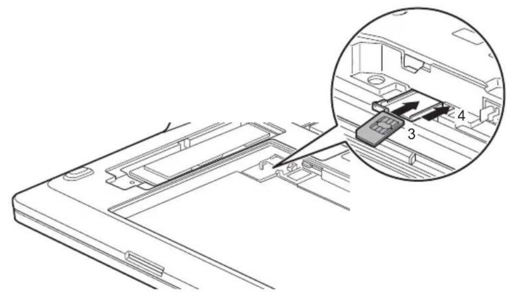 FUJITSU Lifebook U727 - SIM-Karteeinsetzen - 3