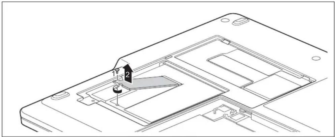 FUJITSU Lifebook U727 - M.2-Modulausbauen - 1