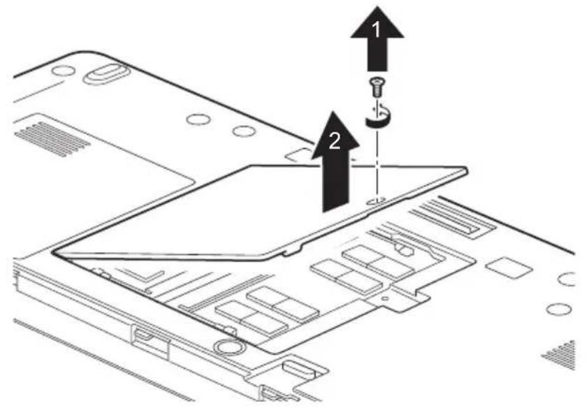 FUJITSU Lifebook U727 - Abdeckungentfernen - 1